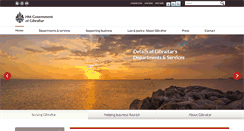Desktop Screenshot of gibraltar.gov.gi